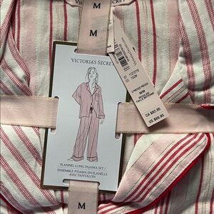 SOLD SOLD SOLD
Victoria's Secret flannel long Red and White